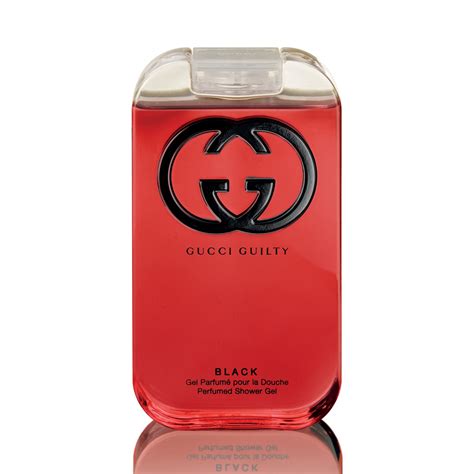 gucci guilty black body wash.